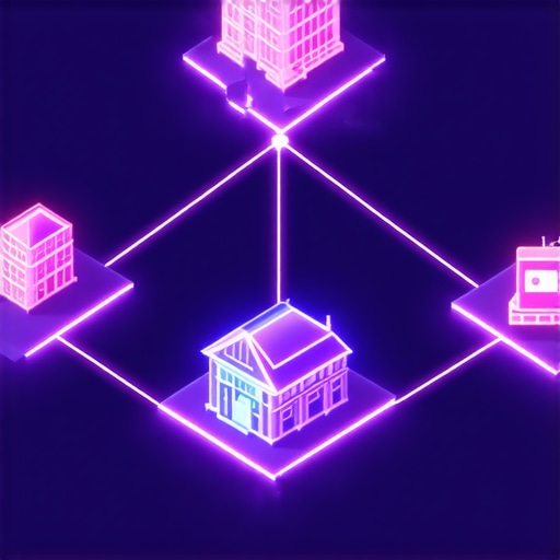 Diagram of local entity signals connecting a small business to community nodes