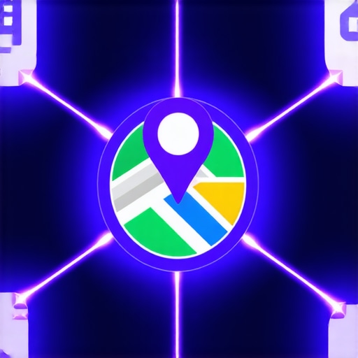 A diagram representing how different local entities connect to a Google Business Profile map pin.
