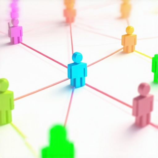 A 3D network diagram of local SEO authority stacking components